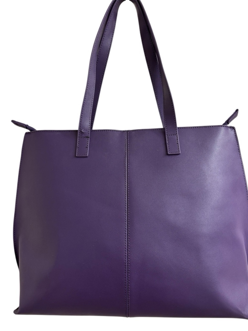 Joy Mangano purple tote - Picture 2 of 7